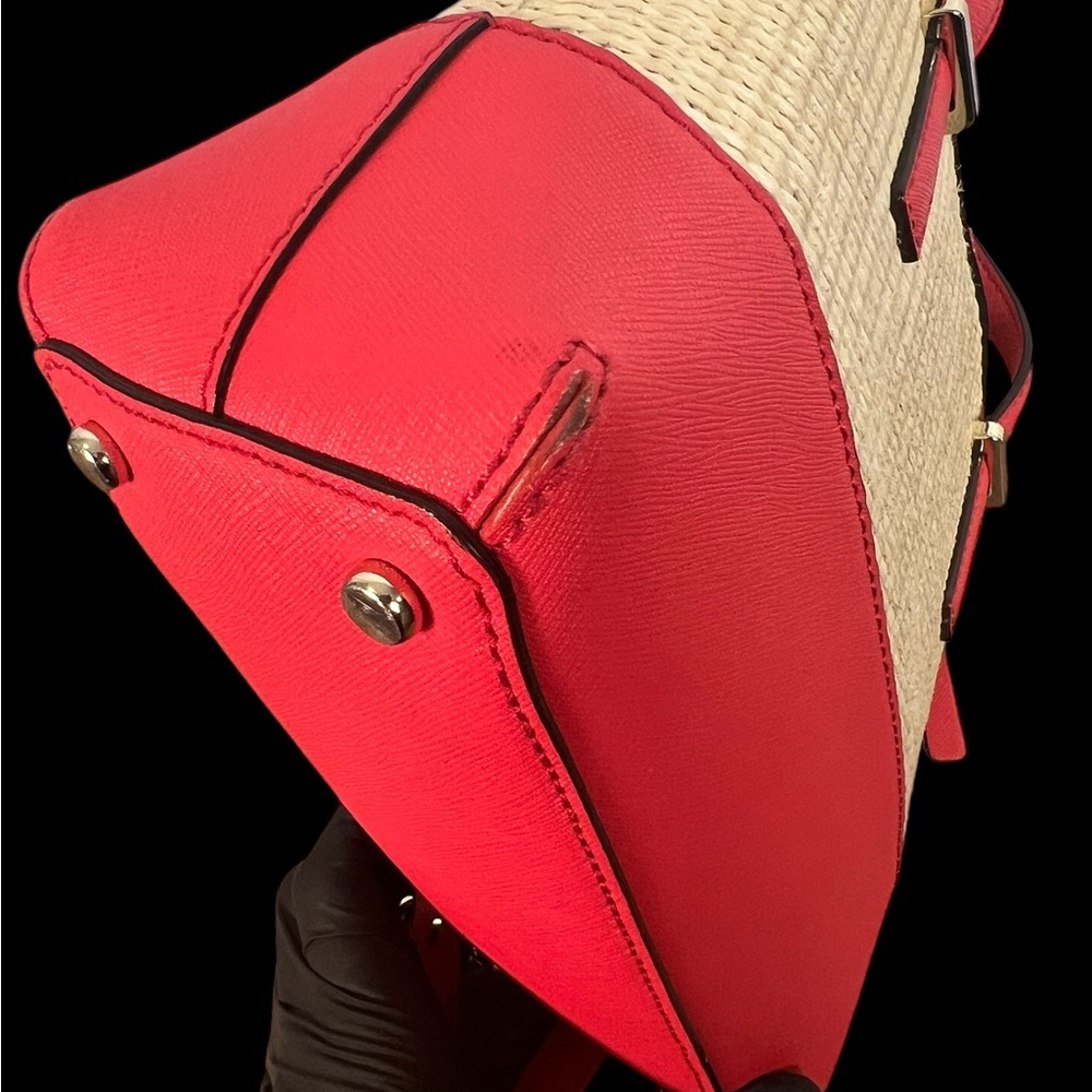 Kate Spade Cedar Street Straw Small 2-Way Bag & Dust Bag   (A453) - Picture 6 of 15
